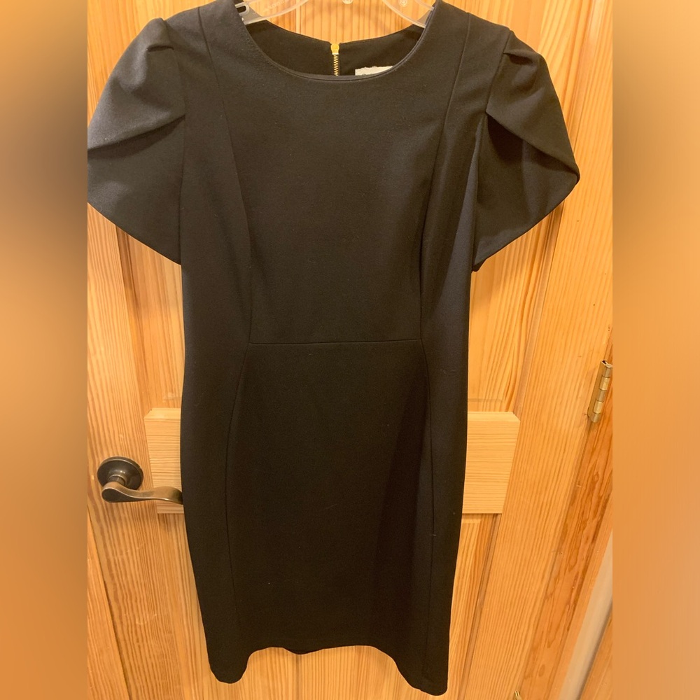 Calvin Klein Cap Sleeve Dress - Black